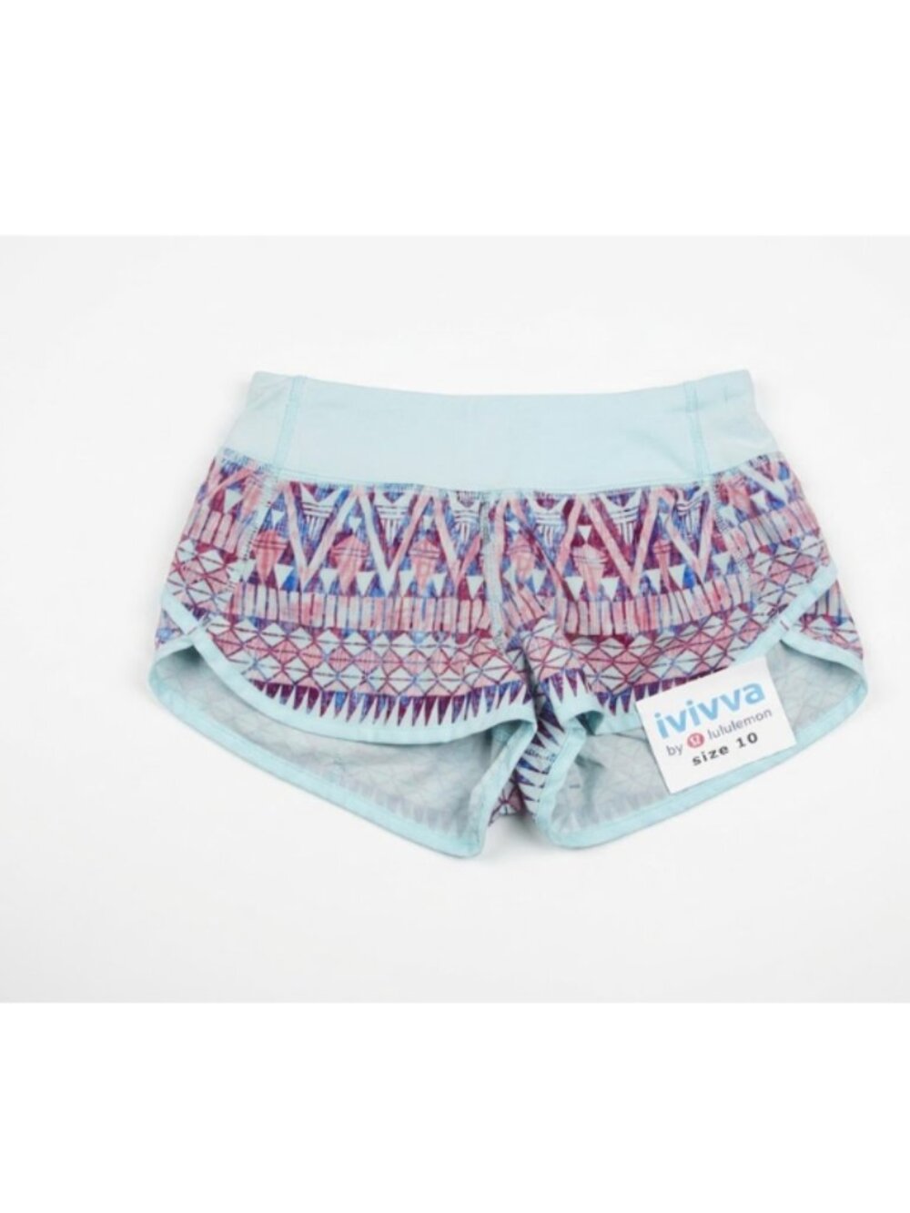 Ivivva Girl by Lululemon 🍋Speedy Shorts drawstring liner pocket mint size 10
